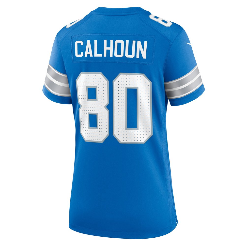 Women's Detroit Lions Jalon Calhoun Blue Game Jersey 3