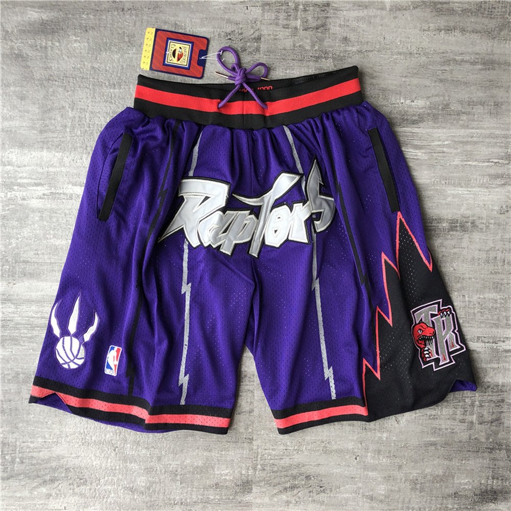 Toronto Raptors Purple Shorts 1