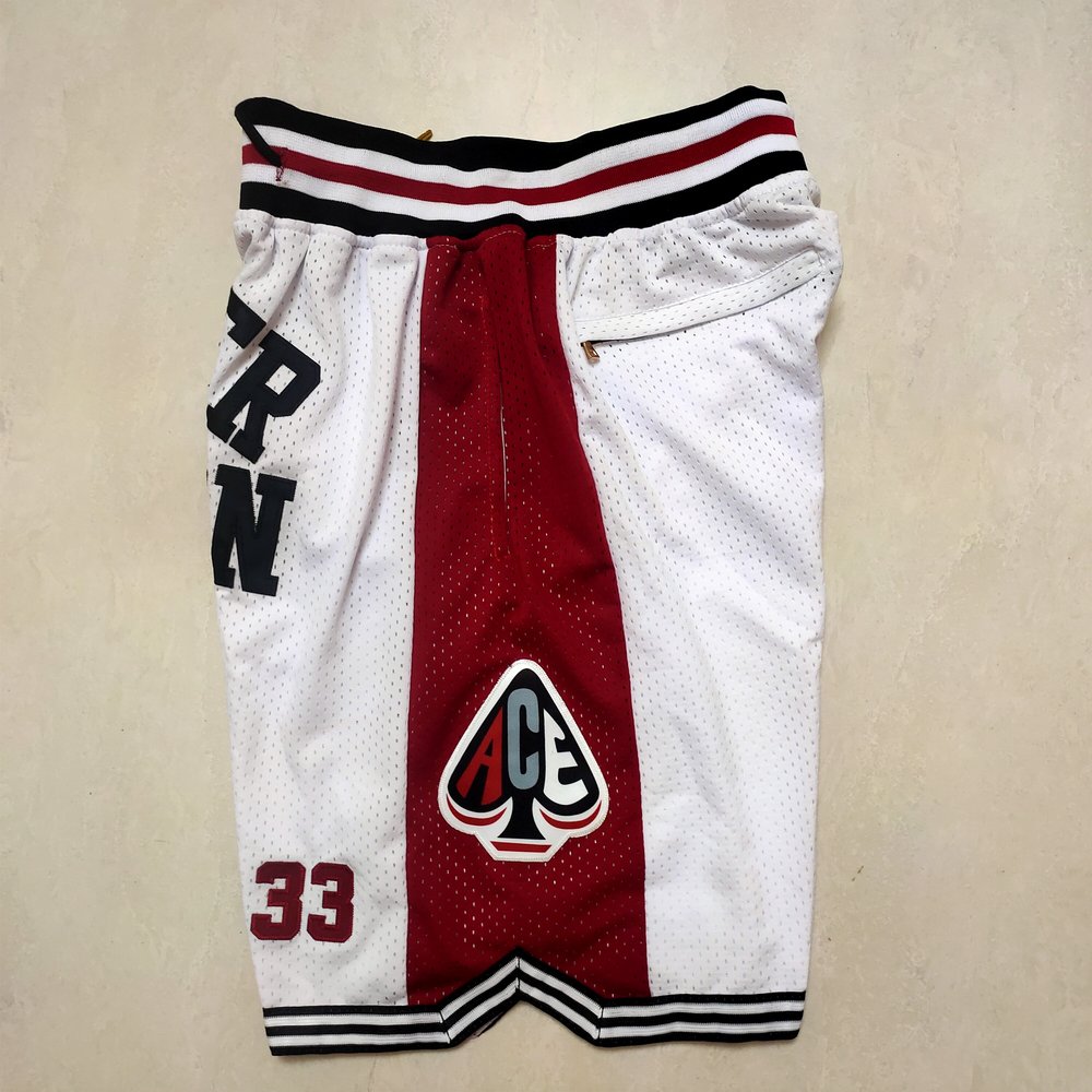 Los Angeles Lakers White Shorts 3