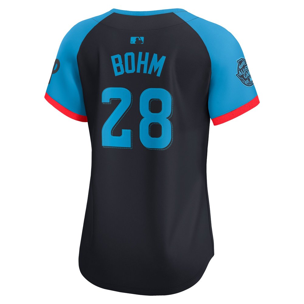 Women's National League Alec Bohm Navy 2024 MLB All-Star Game Limited Player Jersey 3