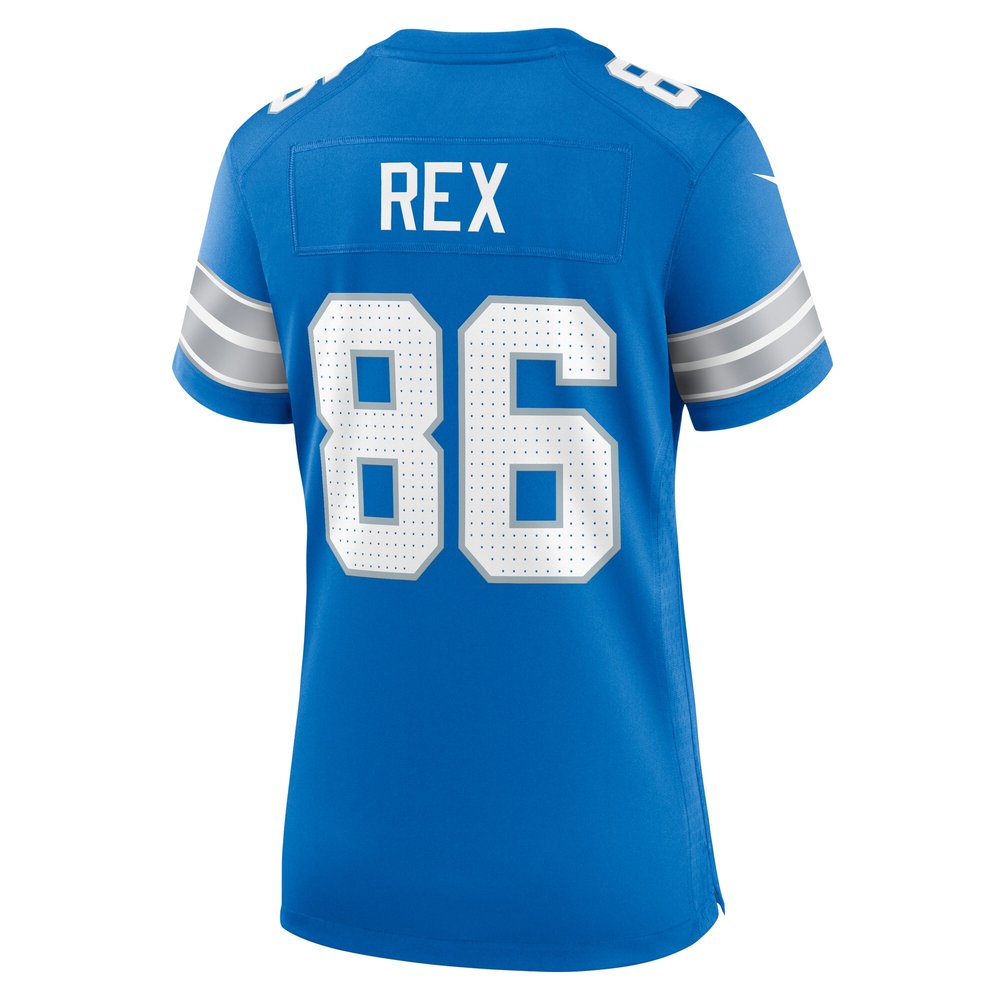 Women's Detroit Lions Isaac Rex Blue Game Jersey 3