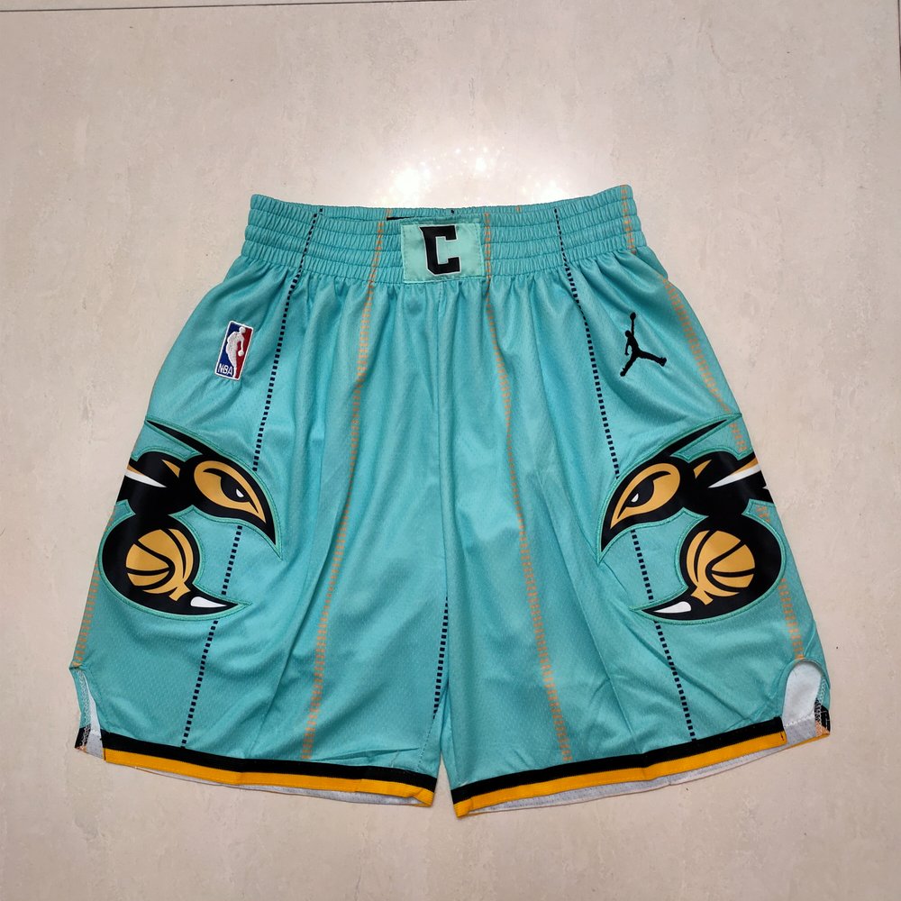 Charlotte Hornets Blue Shorts 1