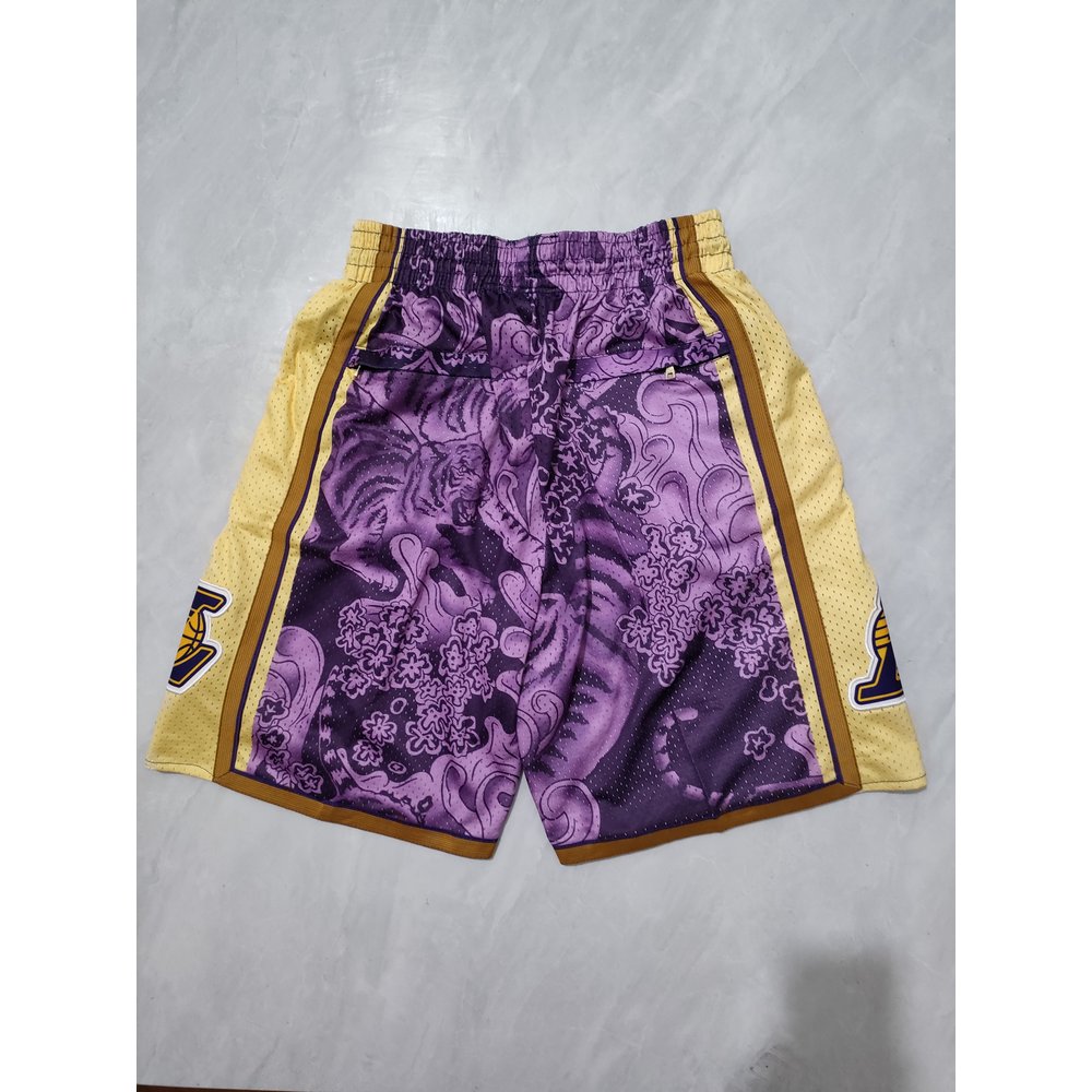 Los Angeles Lakers Purple Shorts 2