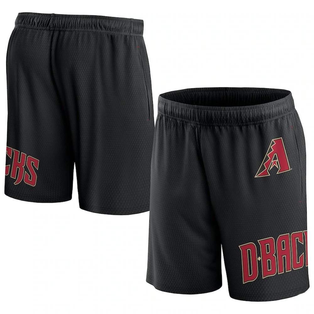 Arizona Diamondbacks Black Shorts 1