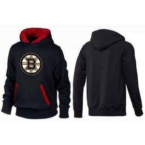 Boston Bruins Pullover Hoodie Black & Red