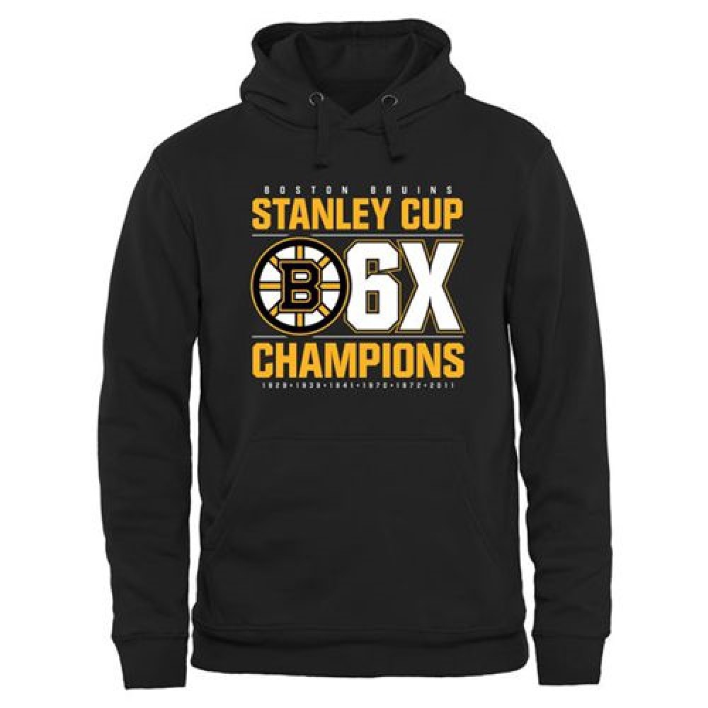 Boston Bruins Rinkside Victor Pullover Hoodie Black 1