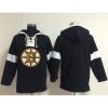 Bruins Blank Black NHL Pullover Hoodie
