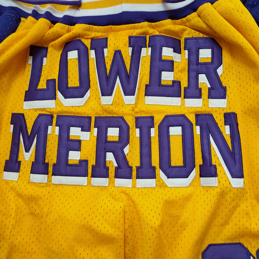 Los Angeles Lakers Yellow Shorts 5