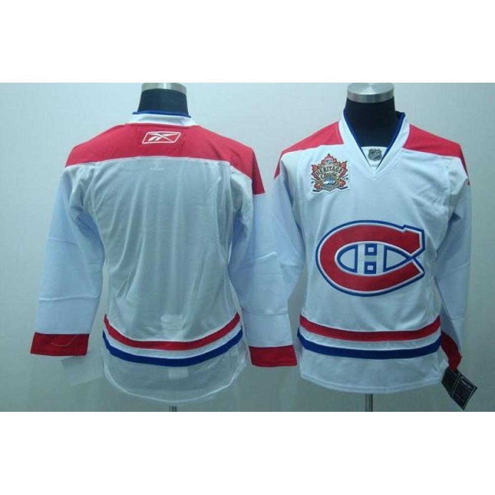 Canadiens Blank Winter Classic Stitched Youth NHL Jersey 1