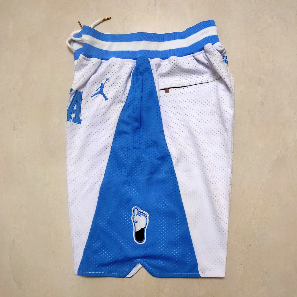 North Carolina Tar Heels White Shorts 3
