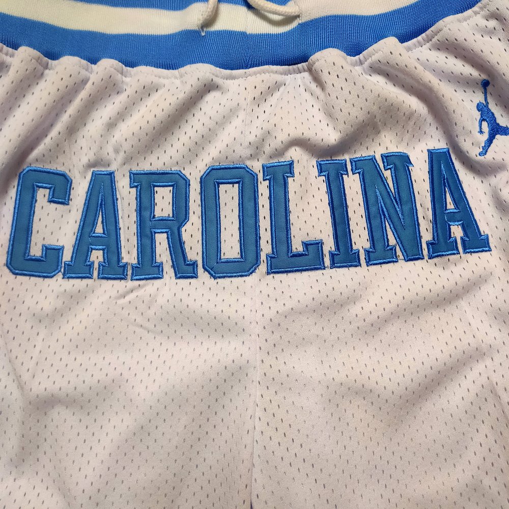 North Carolina Tar Heels White Shorts 4