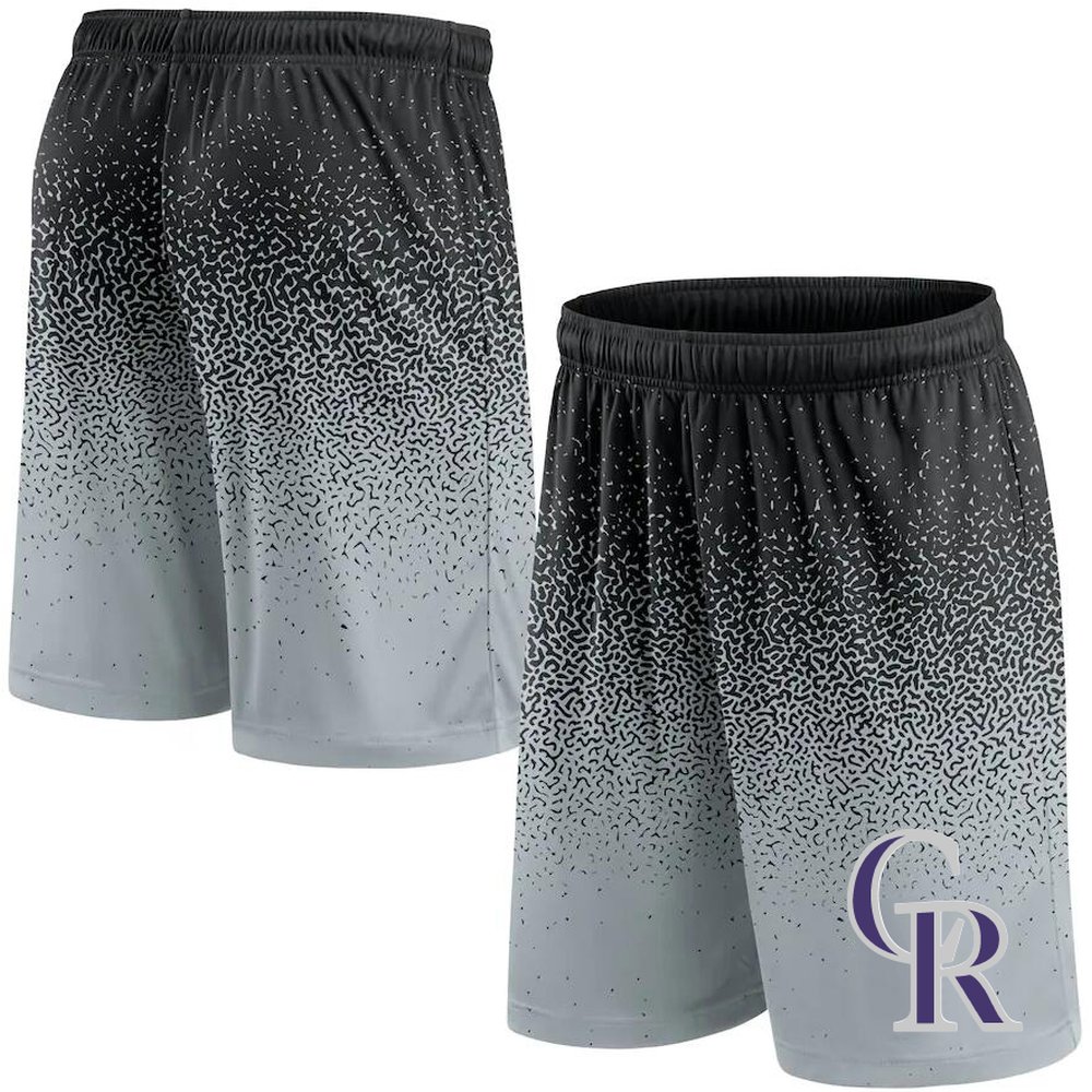 Colorado Rockies Graduated Gray Shorts 1