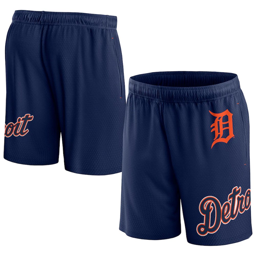 Detroit Tigers Blue Shorts 1
