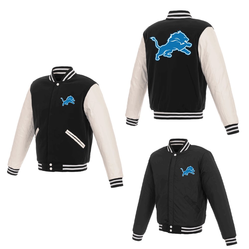 Detroit Lions Reversible Jacket 1