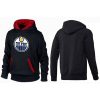 Edmonton Oilers Pullover Hoodie Black & Red