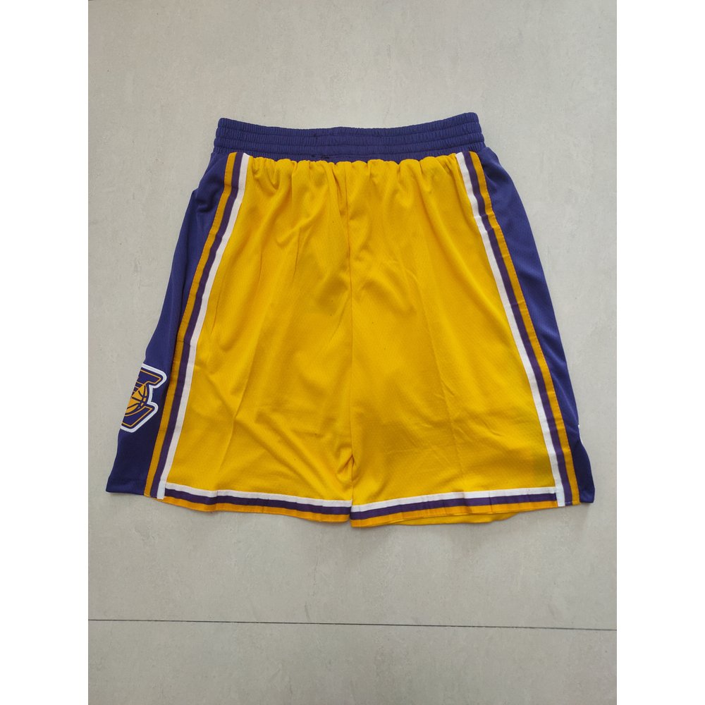 Los Angeles Lakers Yellow Shorts 3