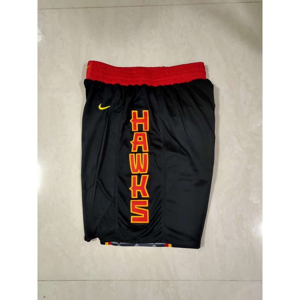 Atlanta Hawks Black Shorts 2