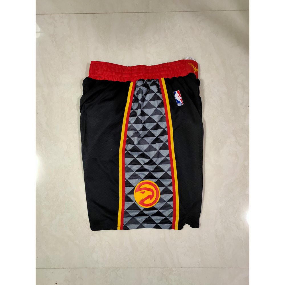 Atlanta Hawks Black Shorts 3