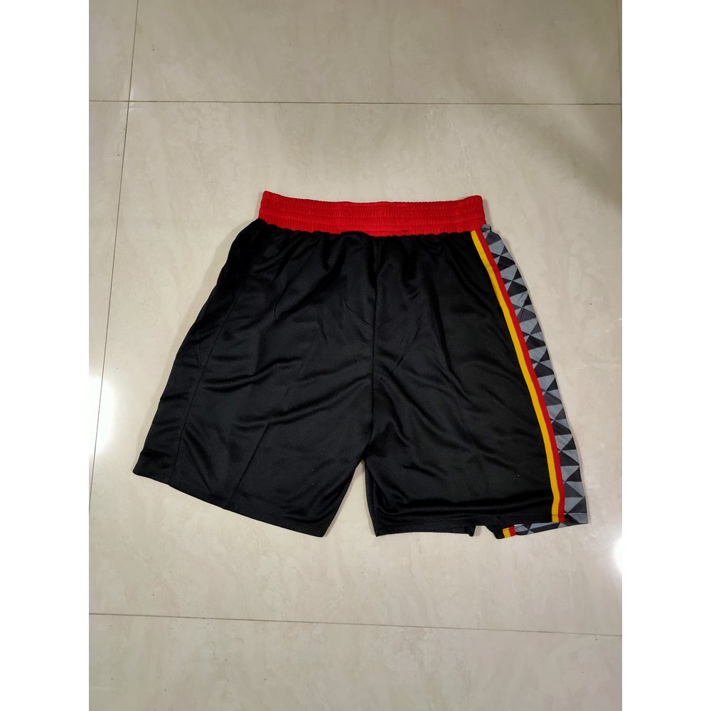 Atlanta Hawks Black Shorts 4