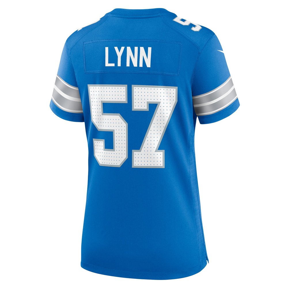 Women's Detroit Lions #57 Nate Lynn Blue Game Jersey 3