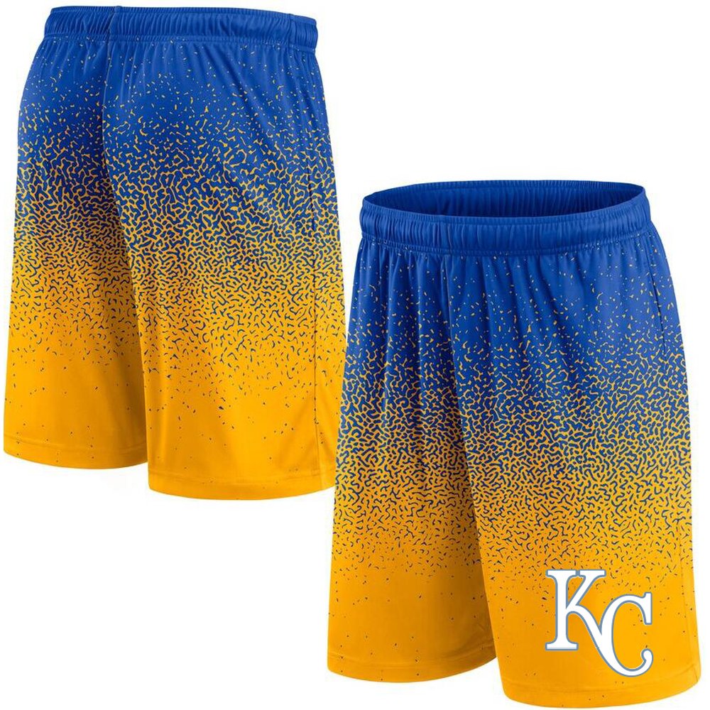 Kansas City Royals Graduated Yellow Shorts 1