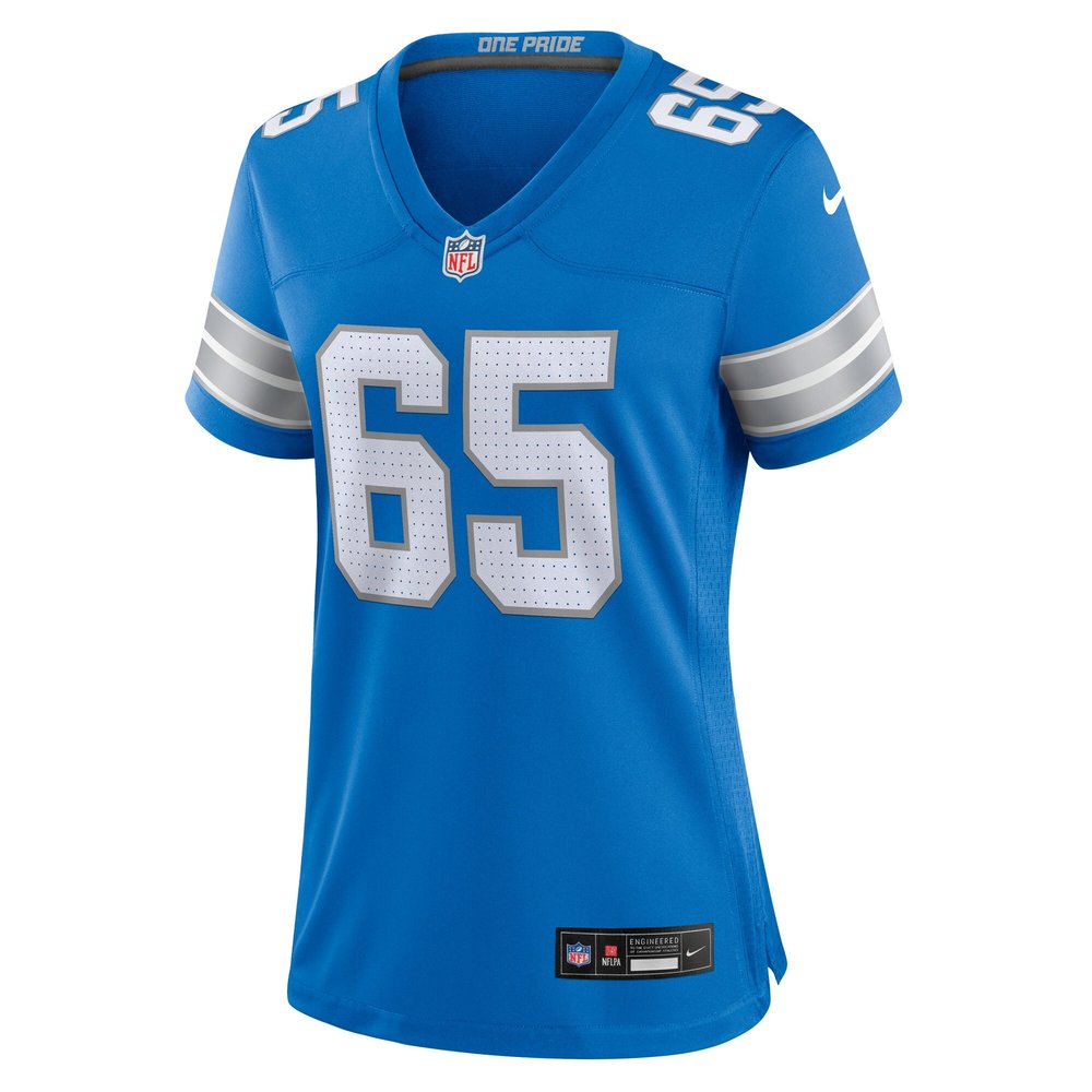 Women's Detroit Lions Kingsley Eguakun Blue Game Jersey 2