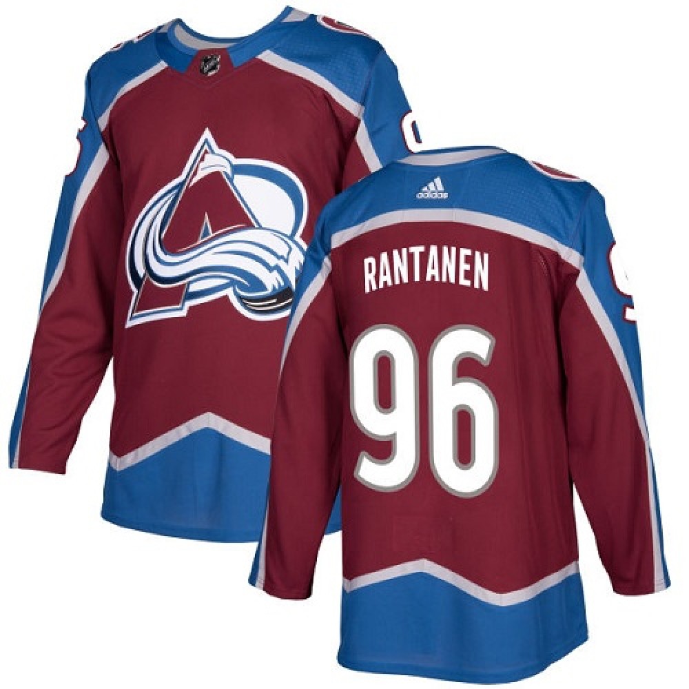 Men's Colorado Avalanche #96 Mikko Rantanen Burgundy Stitched NHL Jersey 1
