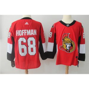 Men's Ottawa Senators #68 Mike Hoffman Red Stitched NHL Jersey
