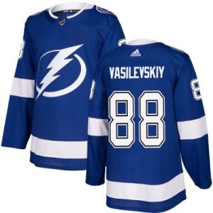 Men's Tampa Bay Lightning #88 Andrei Vasilevskiy Blue Stitched NHL Jersey