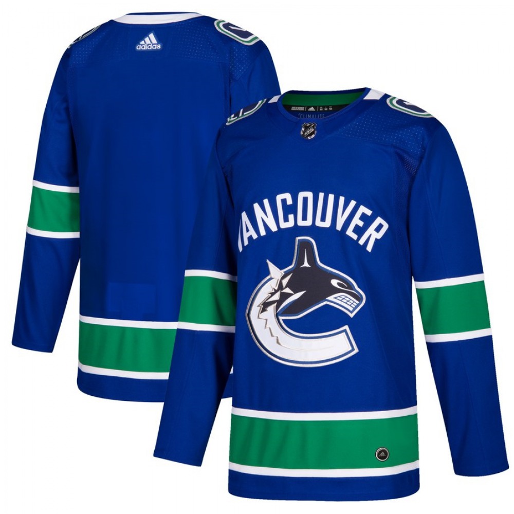 Men's Vancouver Canucks Blue Stitched NHL Jersey 1