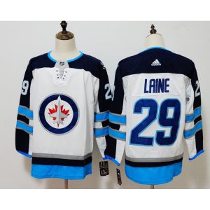 Men's Winnipeg Jets #29 Patrik Laine White Stitched NHL Jersey