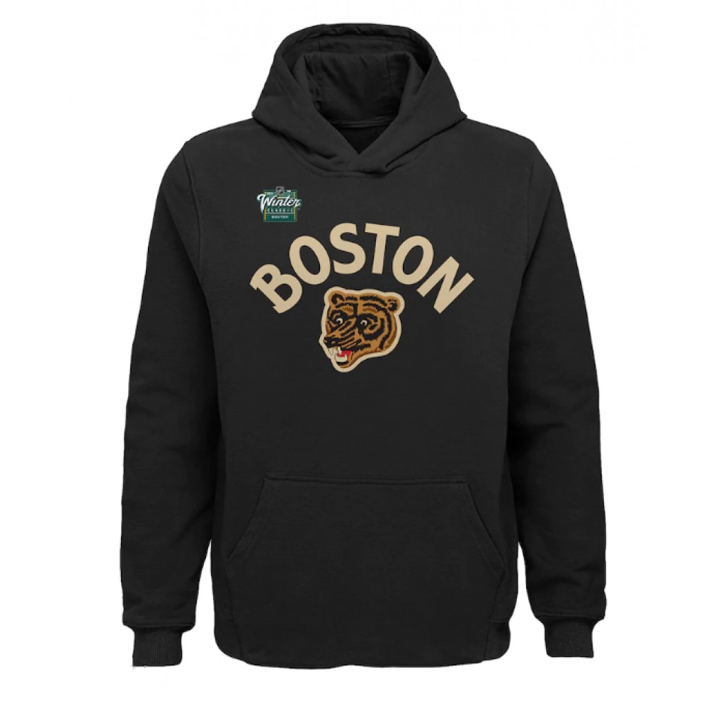 Men's Boston Bruins Black Winter Classic Pullover Hoodie 1