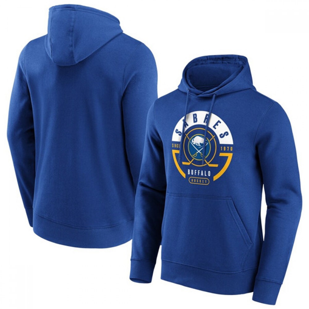 Men's Buffalo Sabres Royal Block Party Hoodie 1