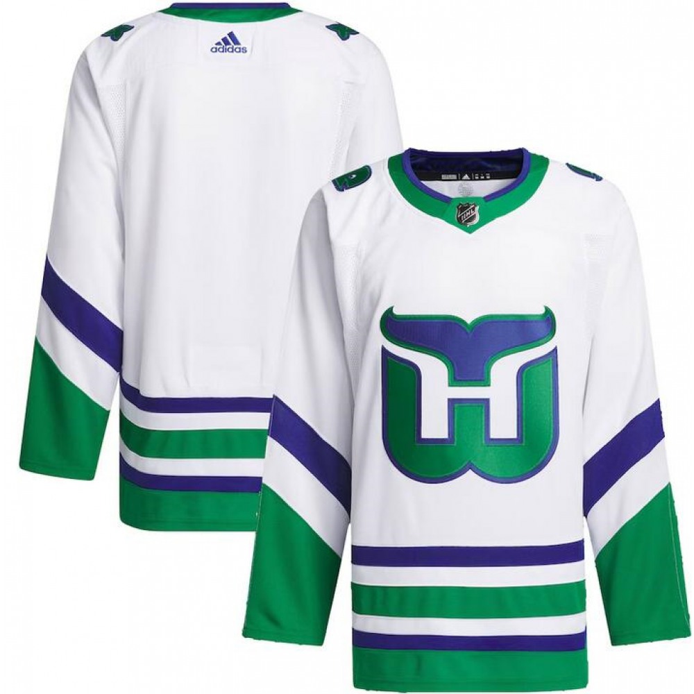 Men's Carolina Hurricanes Blank White Stitched Jersey 1