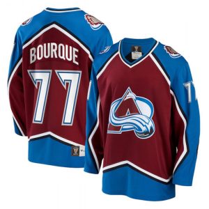 Men's Colorado Avalanche #77 Ray Bourque Red Stitched Jersey