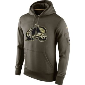 Men's Colorado Avalanche Salute To Service NHL Hoodie