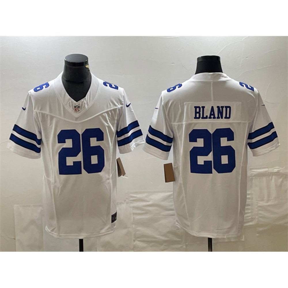 Men's Dallas Cowboys #26 DaRon Bland White 2023 F.U.S.E. Vapor Untouchable Limited Stitched Football Jersey 1
