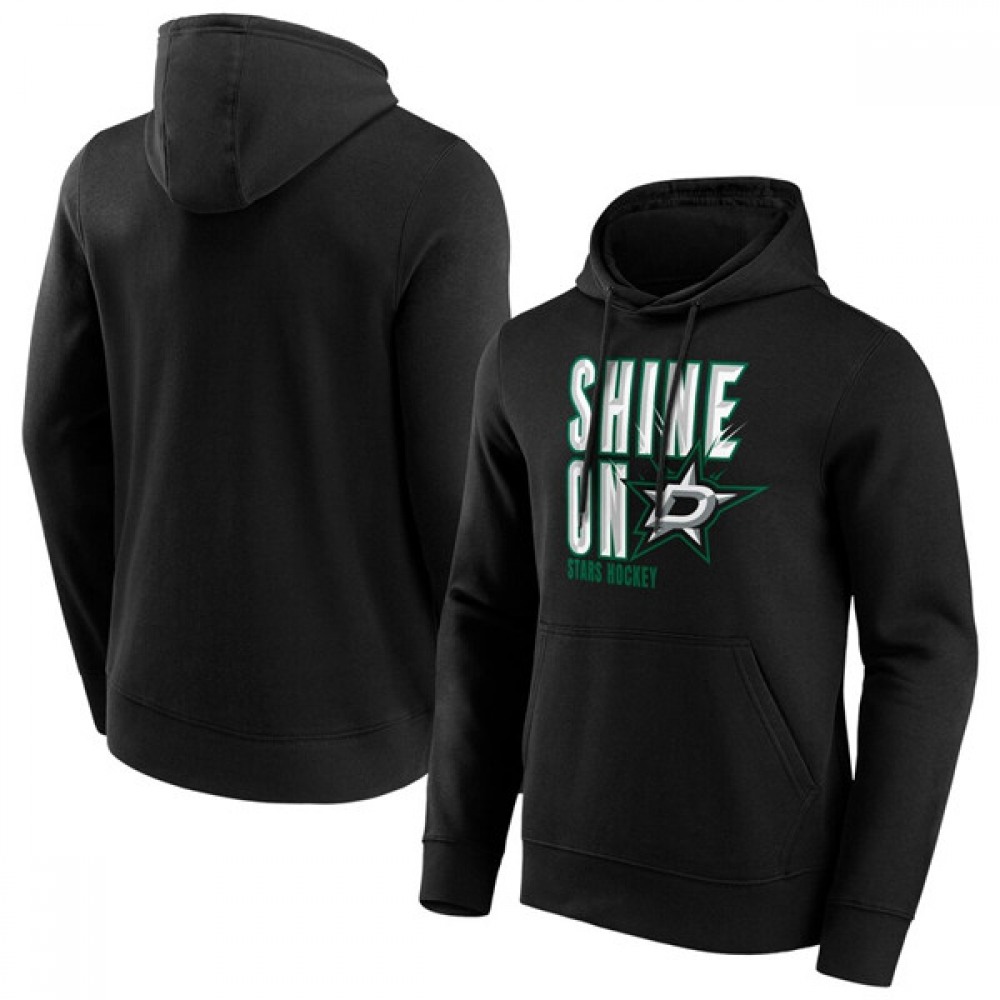 Men's Dallas Stars Black Hometown Graphic Hoodie 1