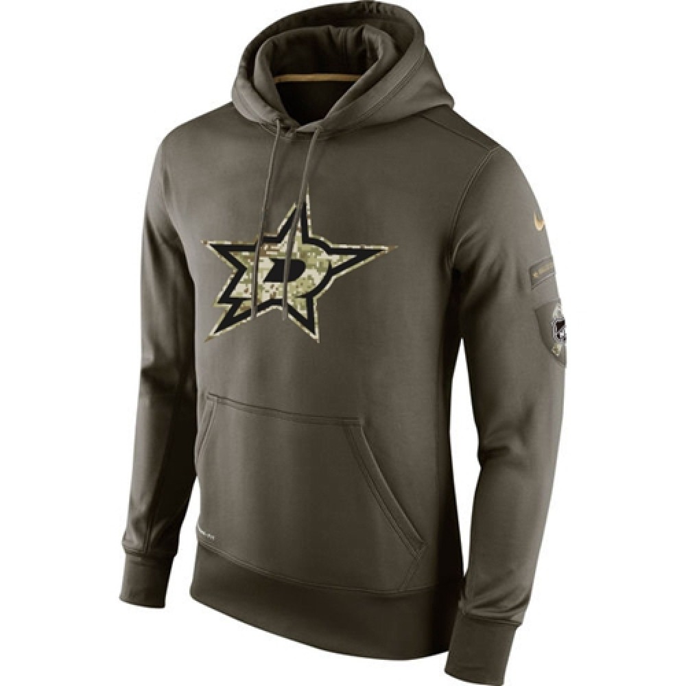 Men's Dallas Stars Salute To Service NHL Hoodie 1