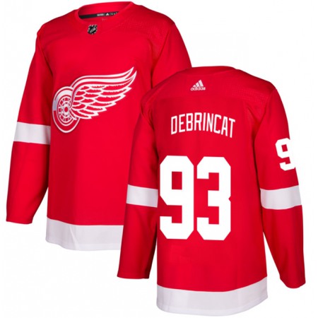 Men's Detroit Red Wings #93 Alex DeBrincat Red Stitched Jersey 1