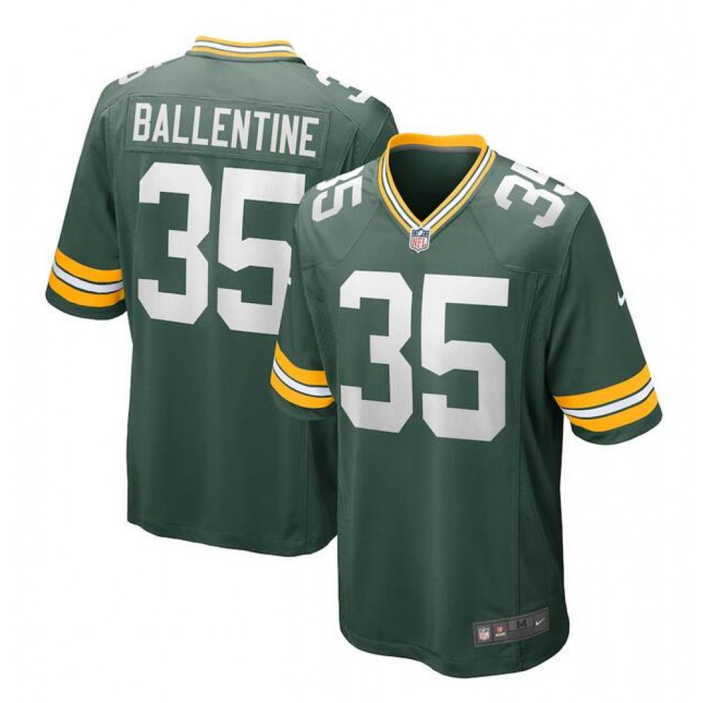 Men's Green Bay Packers #35 Corey Ballentine Green Stitched Game Jersey 1