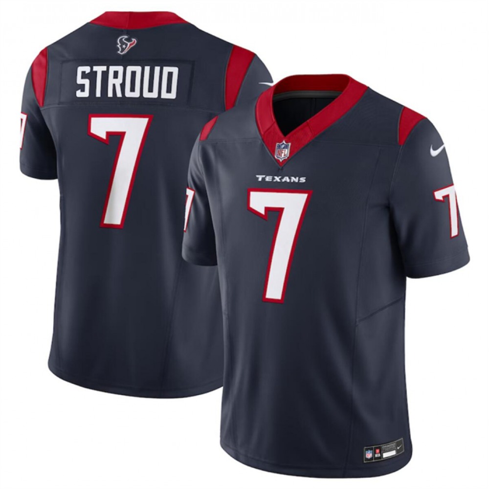 Men's Houston Texans #7 C.J. Stroud Navy 2023 F.U.S.E Vapor Untouchable Stitched Football Jersey 1