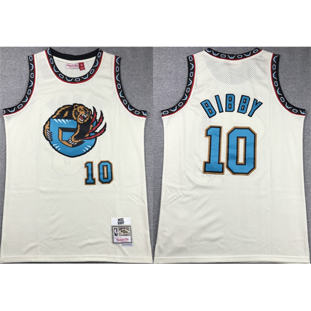 Men's Memphis Grizzlies #10 Mike Bibby Turquoise White Stitched Jersey 1