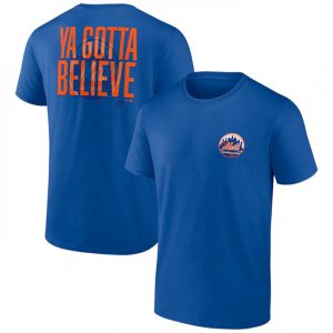 Men's New York Mets Blue Iconic Bring It T-Shirt