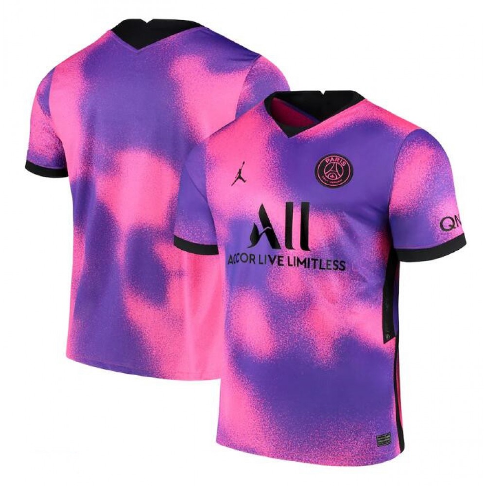 Men's Paris Saint-Germain Blank Pink Soccer Jersey 1