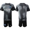 Men's Paris Saint-Germain Custom 2023 Black Soccer Jersey Suit