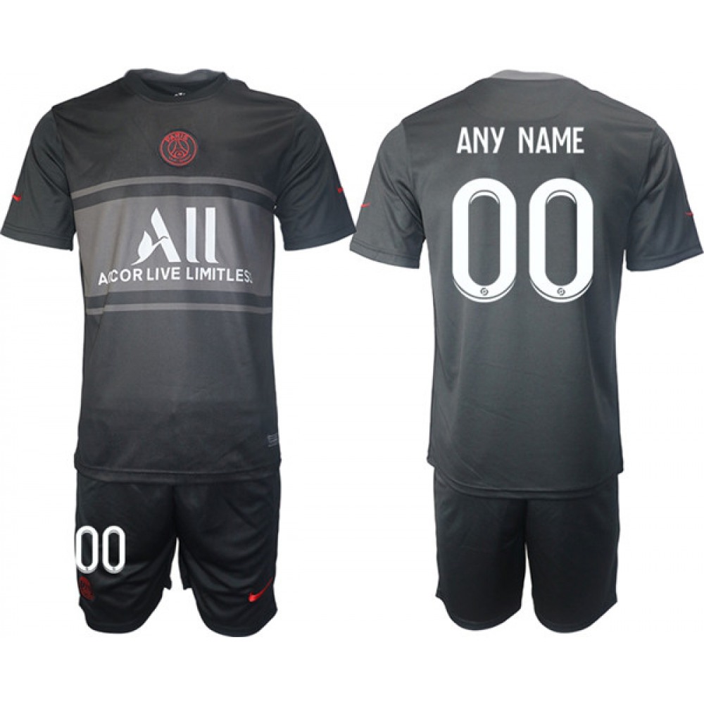Men's Paris Saint-Germain Custom Soccer Away Jersey Suit 1
