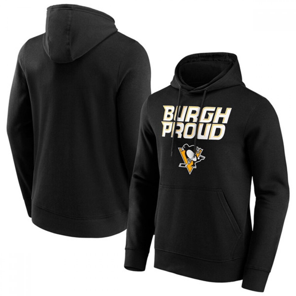 Men's Pittsburgh Penguins Black Hometown Graphic Hoodie 1