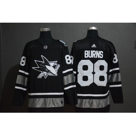 Men's San Jose Sharks #88 Brent Burns Black 2019 NHL All-Star Game Jersey 1