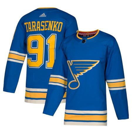 Men's St. Louis Blues #91 Vladimir Tarasenko Blue Stitched NHL Jersey 1